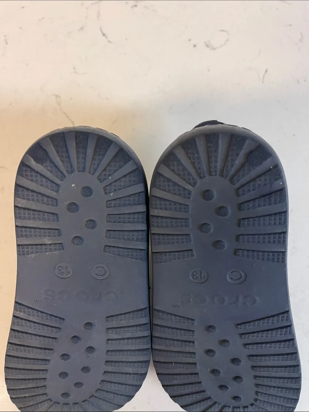 Crocs Kids' Classic Fisherman Sandal Navy Blue Size 13 Style Number 210625